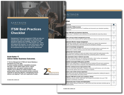 ITSM Checklist item